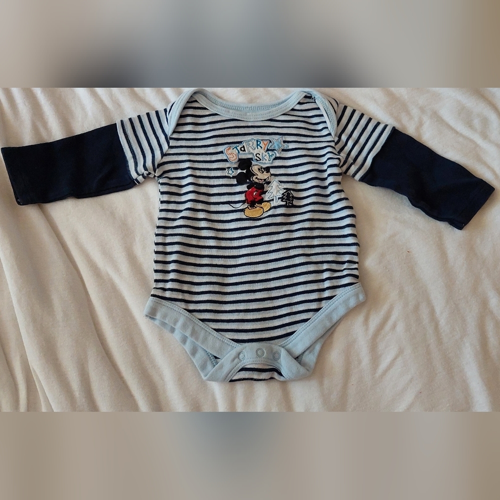 Mickey Mouse Long Sleeve Onsie